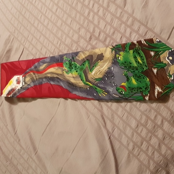 Vtg 1996 NWT Budweiser Frogs Necktie - Picture 2 of 5